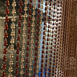 목각 구슬 문발 가림막 중국집 커튼 현관문 현관발