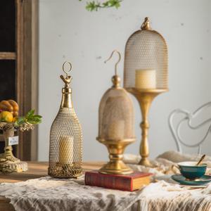 [월데코] 엔틱 새장형 캔들홀더04