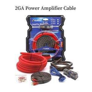 2GA 차량용 서브우퍼 홀더 퓨즈 케이블 와이어 알루미늄 케이블 개조 퓨즈 차량 액세서리 오디오 클래드 케이블 배선 60A 오디오