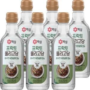 백설 프락토 올리고당 500g x 6개 풍부한 식이섬유35% 요리당 물엿