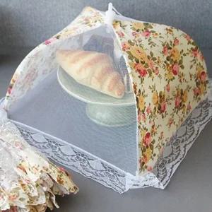 로즈가든 접이식 밥상보/밥상포/밥상/음식/반찬/푸드/덮개/커버/가리개/보자기/식탁/가정용/고급/간편