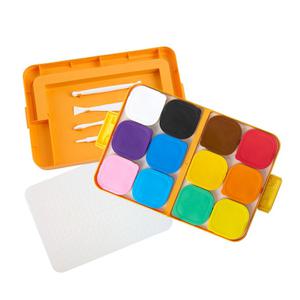 미술 만들기교구 자연건조 색점토 손에묻지않는 캡슐클레이 12색 공예 놀이