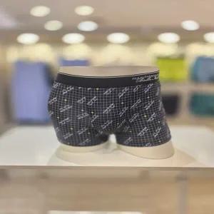 휠라언더웨어 아웃핏 홀리데이 체크 로고 프린트 남성 드로즈 택1 FI4DRH1402M