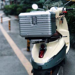 오토바이 알루미늄 탑박스 리어백 블랙 베스파 리터 가방 바이크