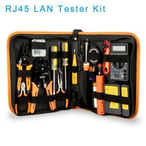 RJ45 LAN 테스터 RJ12 네트워킹 피복 수리 프 케이블 키트
