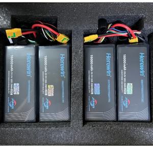 Herewin 농업용 식물 보호 드론 리튬 배터리 6s 16000mAh 22.2V 25C 축