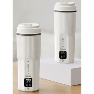 전기 커피 포트 보조배터리 1 보온병 스마트워터 304속대 여행용 USB텀블러