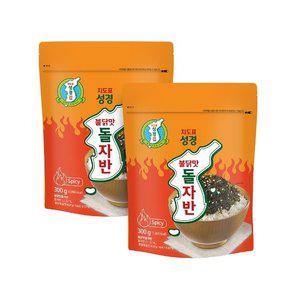 [성경김본사] 지도표성경김 불닭맛 돌자반 300g x 2봉