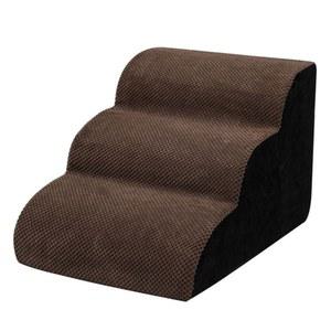 강아지계단 스텝 애견 강아지 2단 소형 계단 발판 침대 애완견