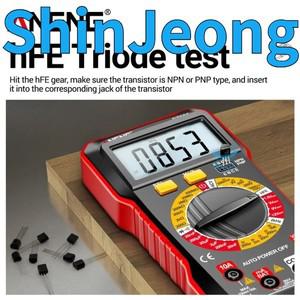 납품전문 ANENG SZ305 멀티미터 1999 카운트 전문 AC/DC 전압 테스터 전류계 커패시터 hFE 삼극관 Hz 감지
