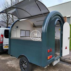 2024 호주 표준 푸드 트럭, 야외 모바일 스낵 커피 카트, 아이스크림 자판기 카트, 핫도그 푸드 트레일러