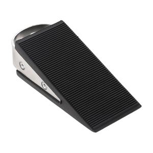 1Pc 도어 스톱퍼 고무 304 스테인레스 스틸 게이트 웨지 안티 펀치 바닥 게이트 도어 스톱퍼 47x98x31mm