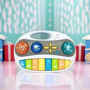 티거 DJ 피아노 전자 키보드 건반 음악 장난감 사운드 악기놀이 불빛 멜로디 청각발달