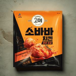고메 소바바 치킨 양념 순살 1kg