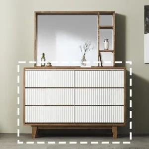 [히트가구] G4140 템바보드 원목 3단 서랍장 1200 1color (착불)