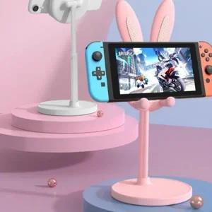 귀여운 토끼 캐릭터 탁상용 휴대폰 스마트폰 거치대