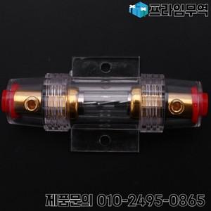 AB46-4X 자동차 스테레오 8 게이지 AGU 지원 퓨즈 홀더 및 60A 오디오 케이블