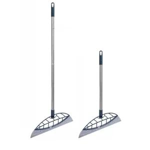 만능 청소 실리콘 빗자루 스퀴지 깔끔청소 블루 J308