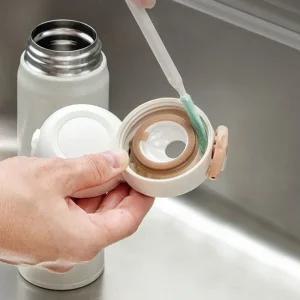 미세 텀블러 세척 솔 뚜껑 미니 브러쉬 3종 세트 틈새 세정 보온병 설거지 청소 얇은 극세사 나일론 브러시