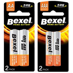 벡셀 알카라인 건전지 2알 AA AAA 타입선택