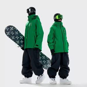 스키복 세트 남성 여성 아웃도어 웨어 작업복 스노보드 하의 방품 이어폰리드구멍 성인스키복