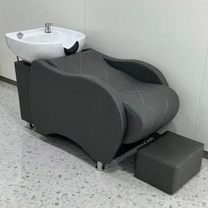 스파 샴푸대 실 도기 모델 샤워기 마사지 그레이 케어 바버샵 목받침 이발소