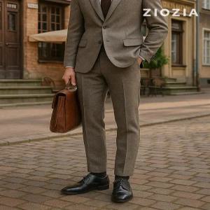 [지오지아]울혼방 다크베이지 미라클 정장팬츠 (ABD3SP1203_DBE)