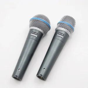 슈어 유선 보컬 마이크 슈퍼 다이내믹 베타 58A 카디오이드 콘덴서