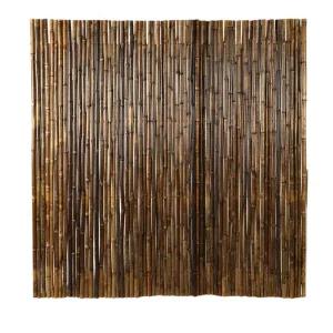 대나무 파티션 사생활보호 울타리 나무벽 야외 가림막