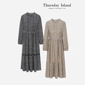 [Thursday Island] 레이스 트리밍 원피스(T236MOP158W)