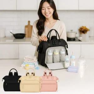 휴대용 기저귀 가방 아기 유모차 외출 출산선물 방수 이너백 파우치 보냉백 백팩