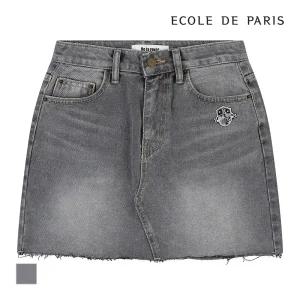[에꼴드파리/드라로얄] 와펜 데님스커트_RB29DSB060Z