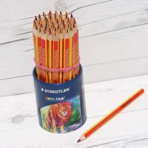 스테들러 독일산 Noris 점보 무지개 삼각색연필 50개 문구반점 색연필세트 미술도구 미술재료