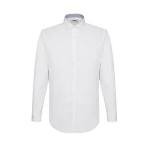 [롯데백화점]닥스 (25FW신상)폴리혼방 슬림핏긴팔셔츠 화이트-DLA3SHDL302A1-SY(사은품증정)