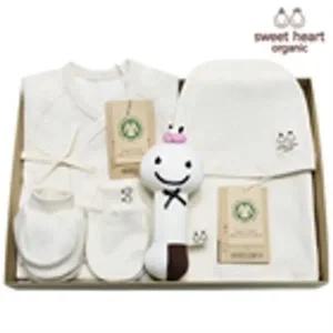 [보리보리/스윗하트]오가닉 내츄럴꽃잎 신생아 선물세트