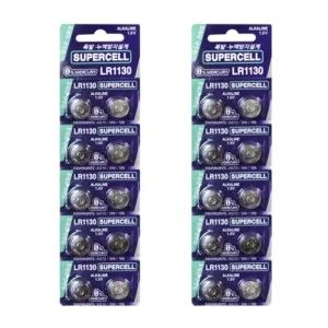 어스본 사운드북 건전지 LR 1130 동전 건전지 20개