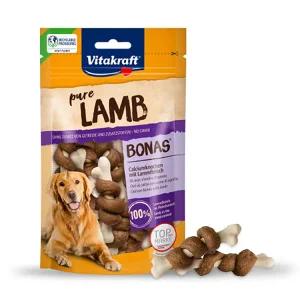 비타크래프트 보나스 칼슘 본 앤 램, 80g - 유통기한 (26.3.9) 양고기 고단백 저알러지 강아지 개껌 간식