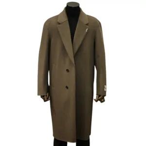 [롯데백화점]본 남성 F/W 카키 캐시미어 헝가리구스 반더블 핸드메이드 코트 BN3WHA572KH