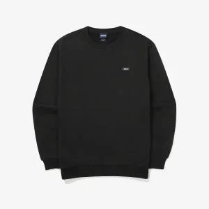 [롯데백화점]휠라 기모 베이직 스몰로고 맨투맨  FS2POG4101U_BLK