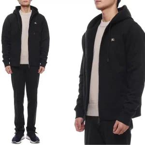 [버버리] 25FW 남성 EKD 자수 후드집업 (8112808 BLACK 25F)