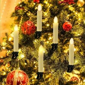 30구 크리스마스 LED 촛불 전구/무드등/전기초/무선/전자초/불멍/전기/티라이트/캠핑/전자/건전지/조명등
