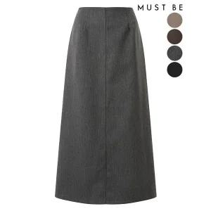 [하프클럽/머스트비]여성 스판 H라인 롱스커트