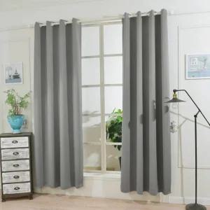 암막커튼 거실 안방 커텐 숙면 큰창문 아일렛형 2장 (WFJLHS1)