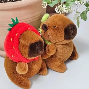 나들이 딸기 거북이 카피바라 인형 동물 키링 2Type/딸기키링/거북이키링/카피바라키링/동물인형/인형키링