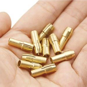 10PC 2.4mm 미니 드릴 황동 콜렛 척 어댑터 마이크로 Dremel 로타리 도구 목공 비트에 대 한 DIY 액세서리 DS-5C