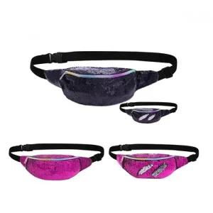 투톤 가방 허리 크로스백 스팽글 남여공용 힙쌕