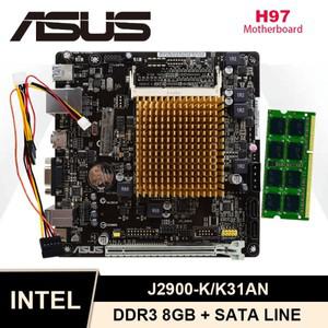 [로로구대]ASUS MINI ITX 메인보드 키트 온보드 CPU DDR3 8GB RAM 콤보 HDMI 17x17cm MINI TIX J2900-K/K31