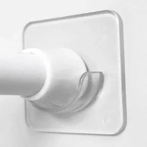 [아우트]압축봉 커튼봉고리 커튼봉 봉 투명 걸이