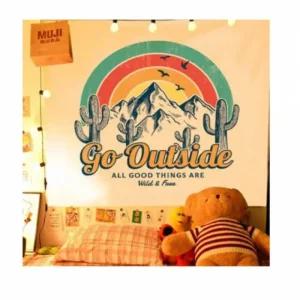 커텐 가림천 커튼 패브릭 가리개천 천포스터 (3QBau)