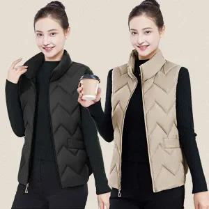 [셀러에이드]2개세트 보온성 경량베스트 다운 걸스올데이 라이트 퀼팅 다운 조끼